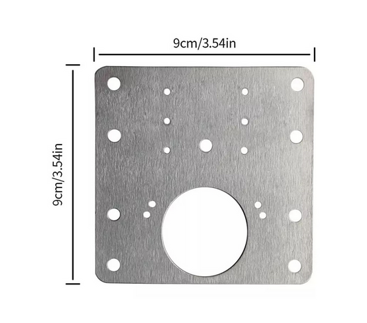 Placa para Reparación de Bisagras 9x9 cm